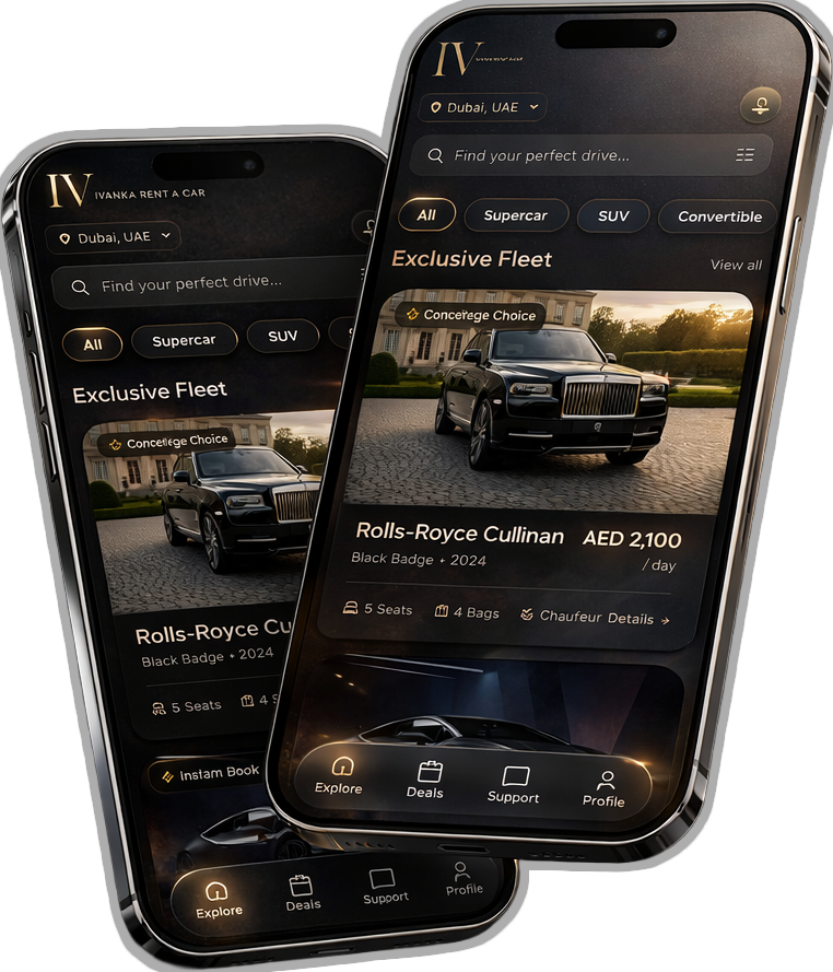 Ivanka Mobile App Mockup